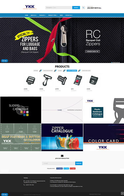 YKK Official Website